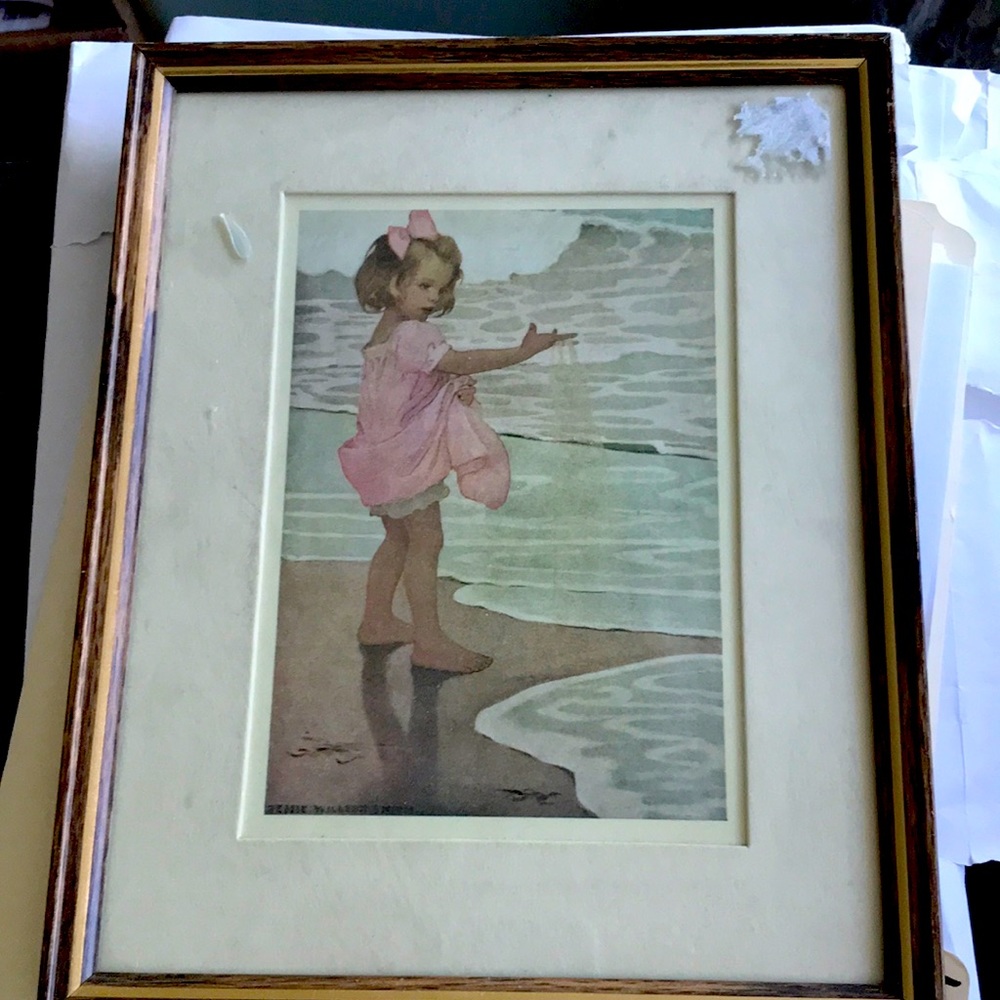 Framed print in 8x10 frame